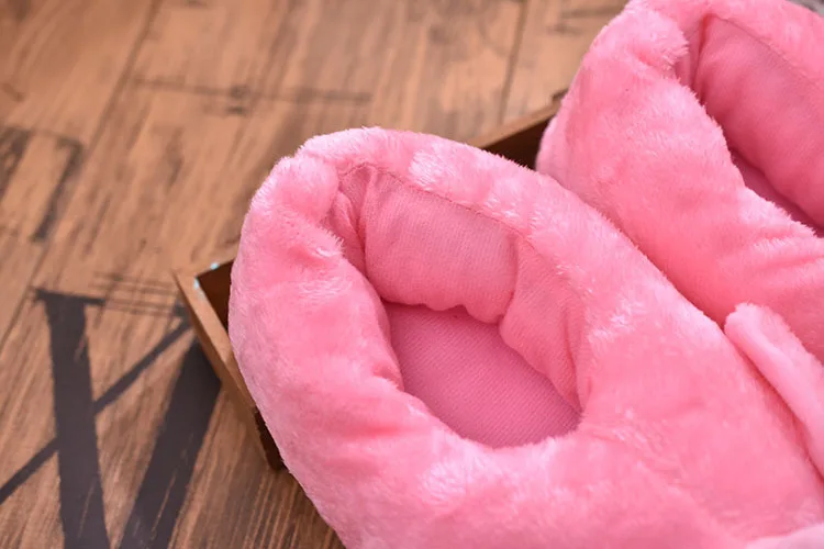 Flamingo Suede Short Plush Warm Flat Indoor Shoes Flamingo Suede Short Plush Warm Flat Indoor Shoes