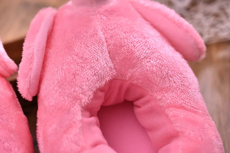 Flamingo Suede Short Plush Warm Flat Indoor Shoes Flamingo Suede Short Plush Warm Flat Indoor Shoes