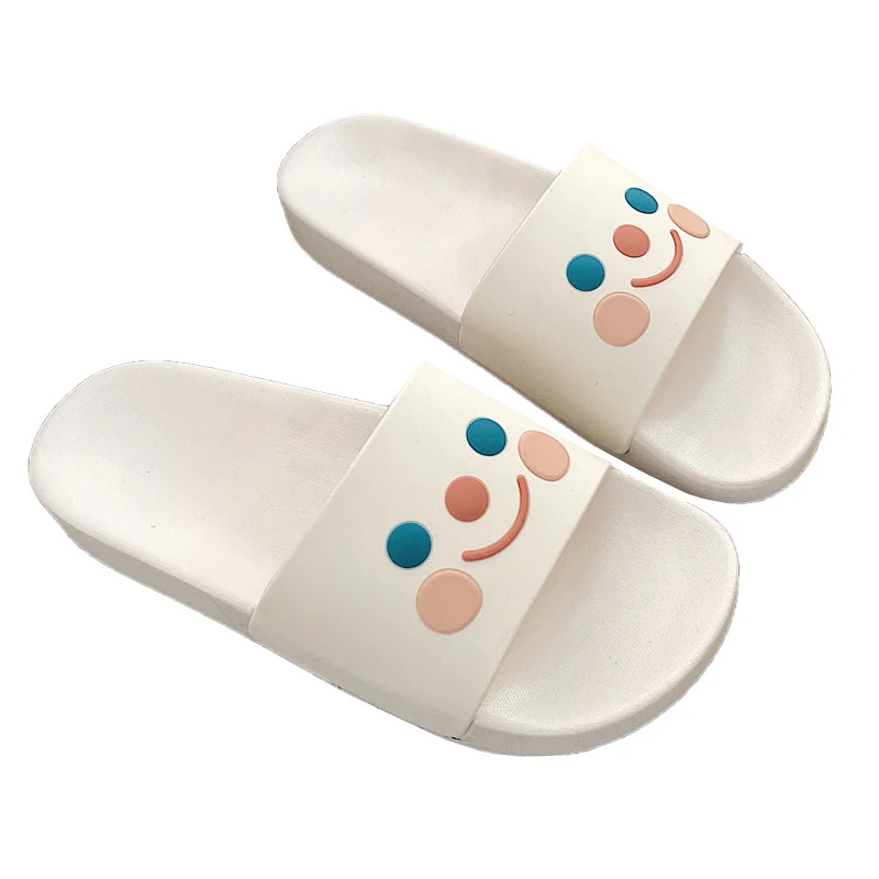 Cat Cartoon Smile Face Flat Platform Indoor Cute Slippers