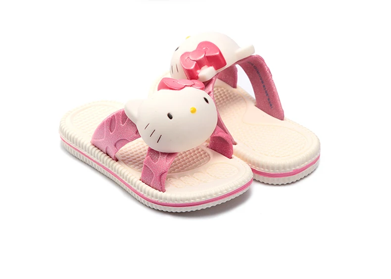 Hello Kitten Cute Flip Flops Toe Outdoor Animal Slippers Hello Kitten Cute Flip Flops Toe Outdoor Animal Slippers
