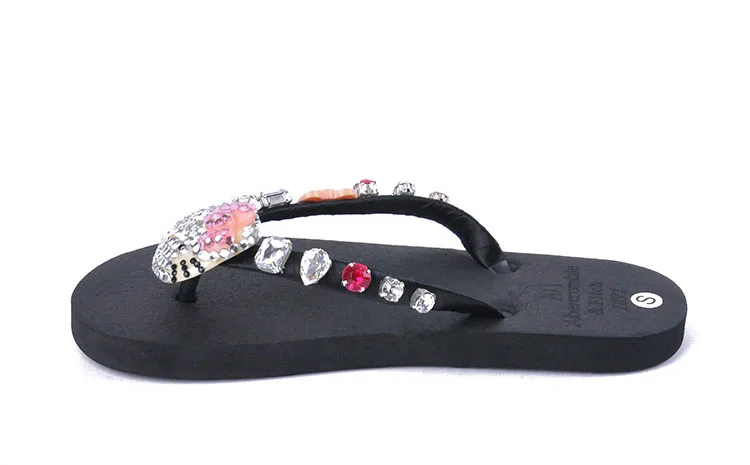 Kitty Cat Rhinestone Flip Flops Indoor Slippers For Women Kitty Cat Rhinestone Flip Flops Indoor Slippers For Women