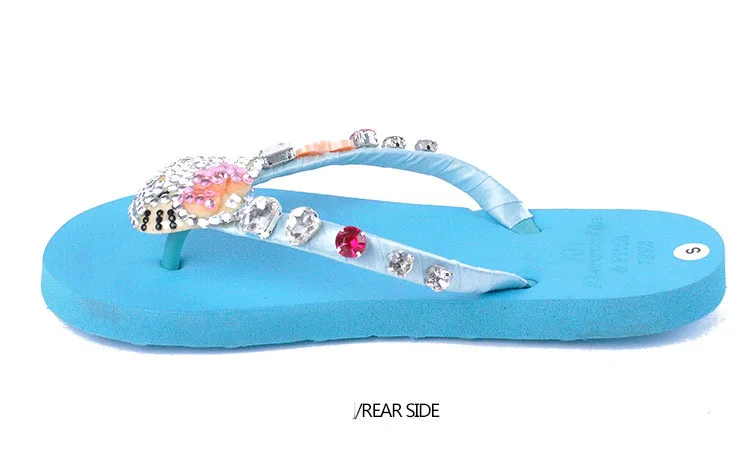 Kitty Cat Rhinestone Flip Flops Indoor Slippers For Women Kitty Cat Rhinestone Flip Flops Indoor Slippers For Women