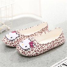 Cute Cat Casual Flip-Flops Indoor Slippers For Women Cute Cat Casual Flip-Flops Indoor Slippers For Women