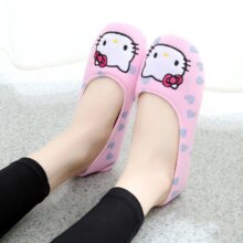 Cute Cat Casual Flip-Flops Indoor Slippers For Women Cute Cat Casual Flip-Flops Indoor Slippers For Women