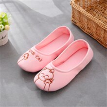 Cute Cat Casual Flip-Flops Indoor Slippers For Women Cute Cat Casual Flip-Flops Indoor Slippers For Women