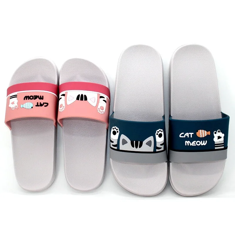 Cute Cat Bathroom Non-Slip Slippers For Woman Cute Cat Bathroom Non-Slip Slippers For Woman