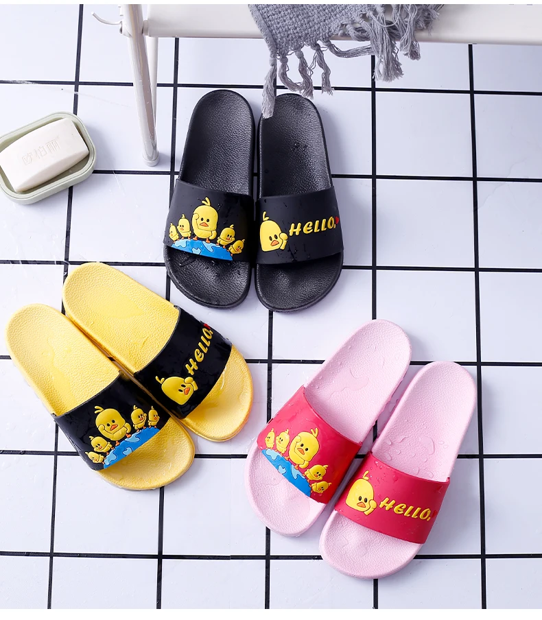 Cute Cartoon Soft Sole Flip Flops Indoor & Outdoor Slippers