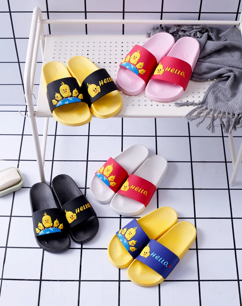 Cute Cartoon Soft Sole Flip Flops Indoor & Outdoor Slippers
