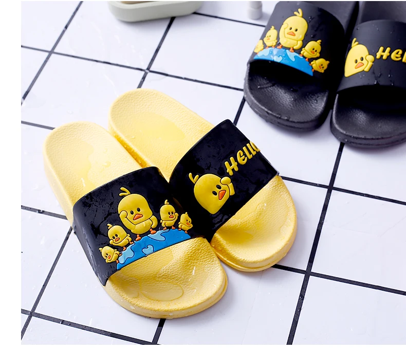 Cute Cartoon Soft Sole Flip Flops Indoor & Outdoor Slippers