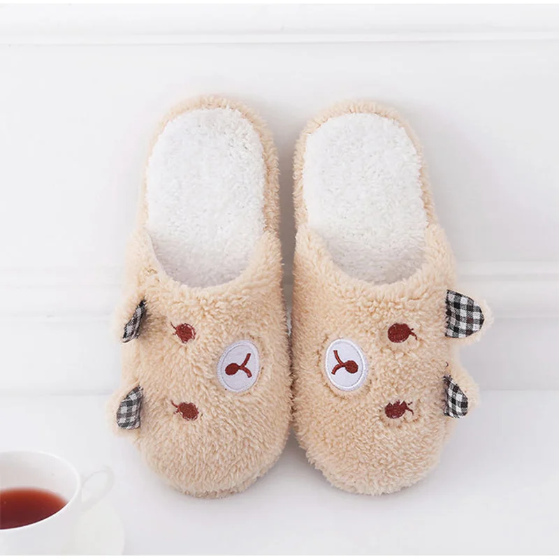 Pig Bear Cartoon Comfort Bedroom Shoes For Women Pig Bear Cartoon Comfort Bedroom Shoes For Women