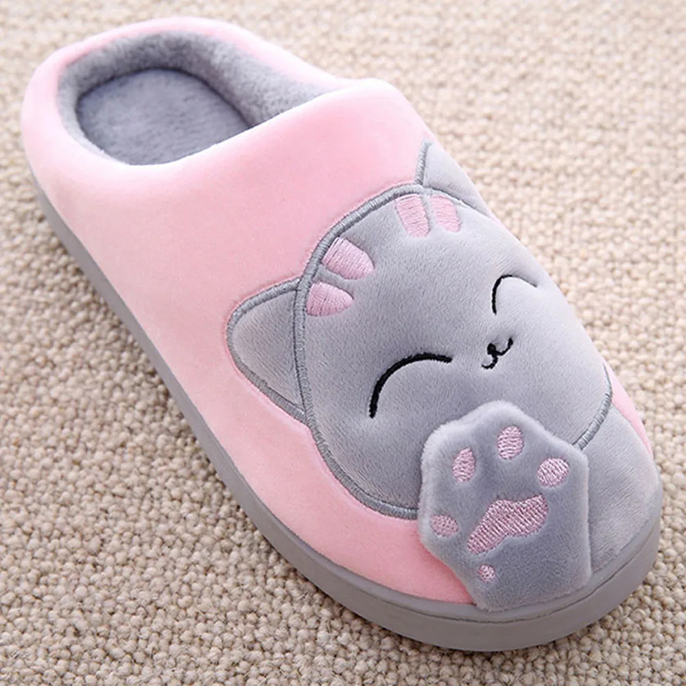 Cartoon Cat Non-slip Warm Indoor Bedroom Floor Shoes Cartoon Cat Non-slip Warm Indoor Bedroom Floor Shoes