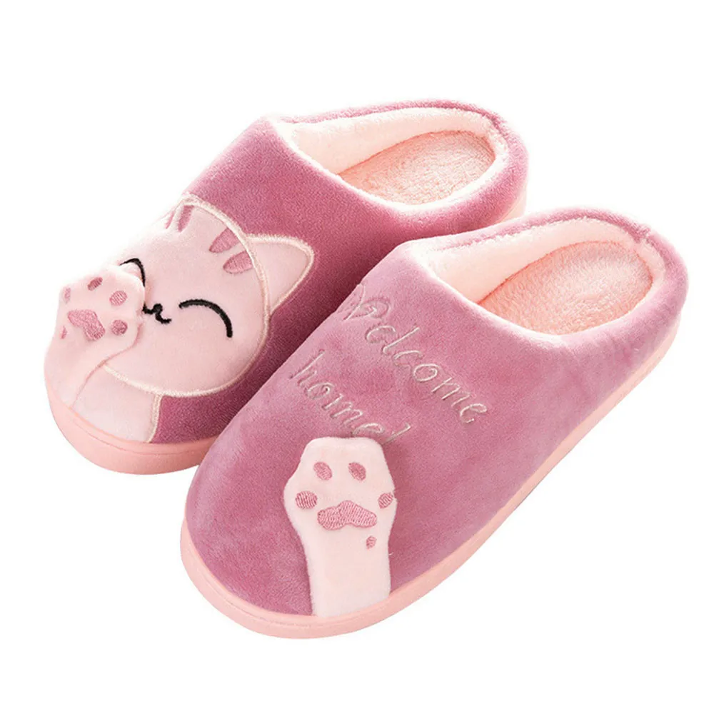 Cartoon Cat Non-slip Warm Indoor Bedroom Floor Shoes Cartoon Cat Non-slip Warm Indoor Bedroom Floor Shoes
