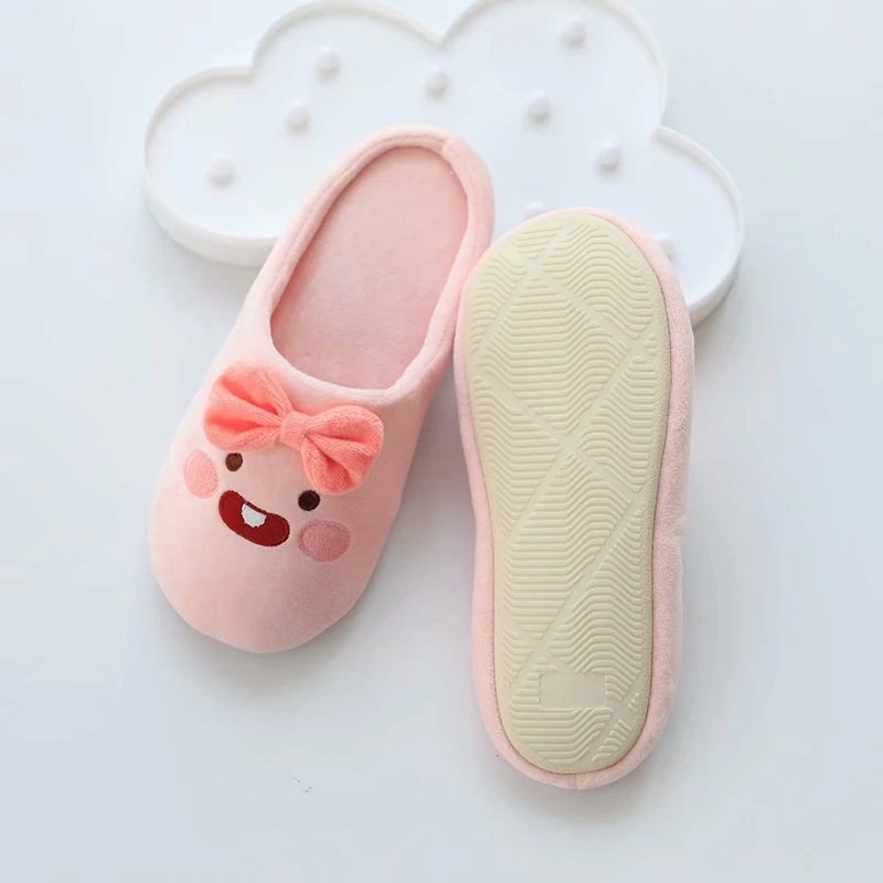 Cute Animal Apeach Ryan Indoor Warm Nonslip Foam Cotton Slippers Cute Animal Apeach Ryan Indoor Warm Nonslip Foam Cotton Slippers