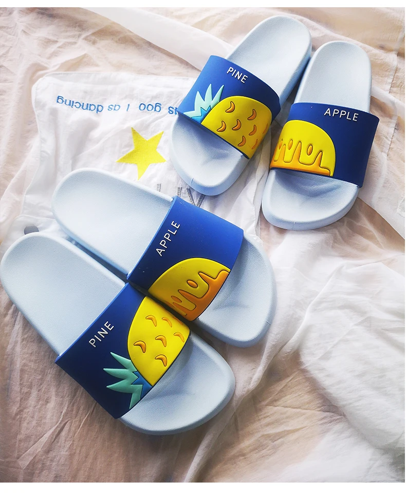 Fruits Soft Sole Beach Indoor & Outdoor Slippers For Women