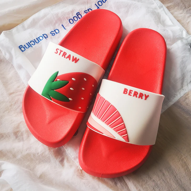 Fruits Soft Sole Beach Indoor & Outdoor Slippers For Women