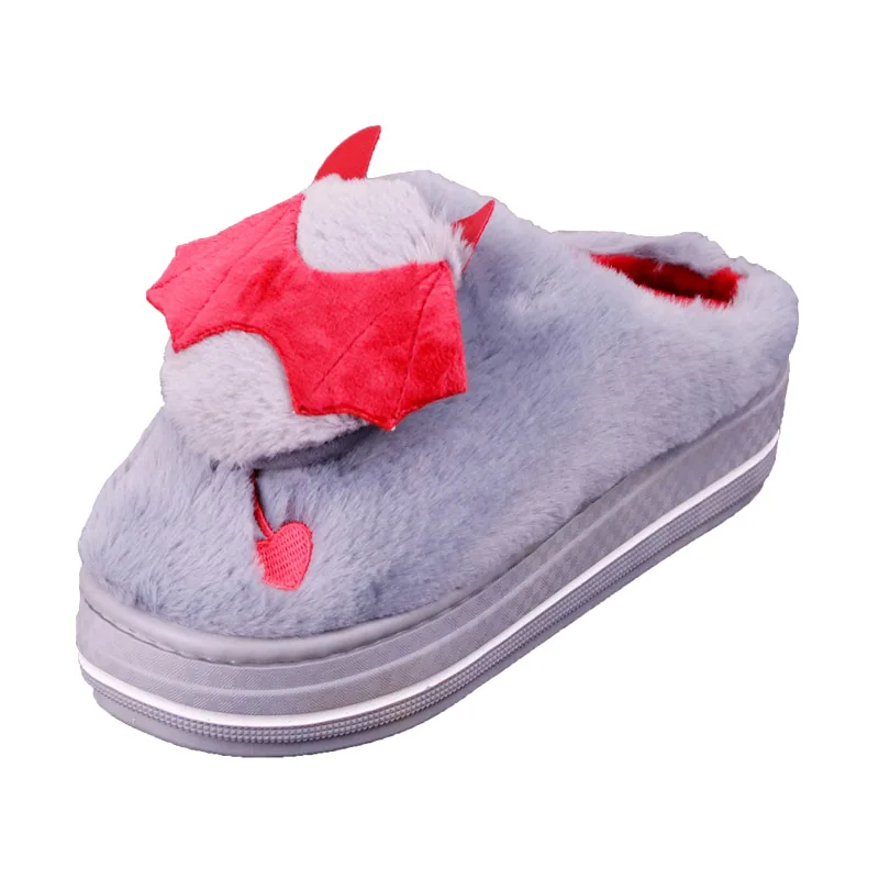 Cartoon Bat High-Heeled Indoor Kawaii Slippers For Women