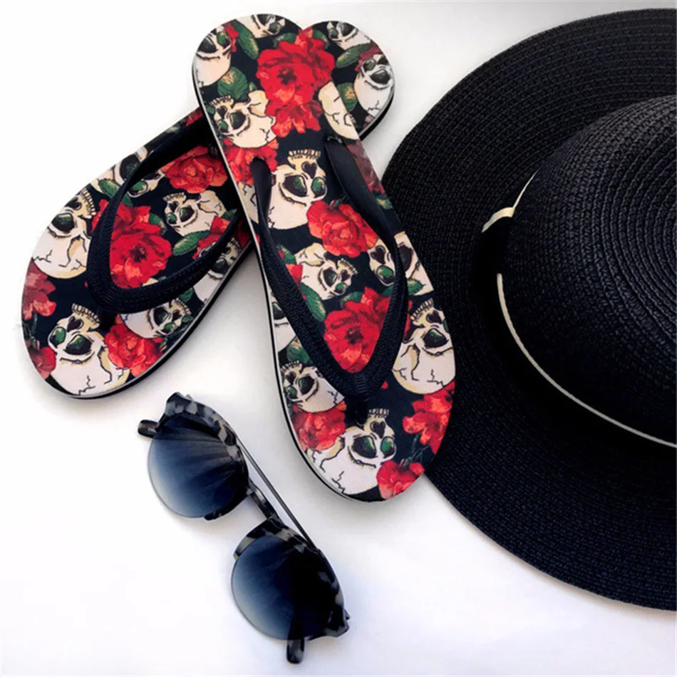 Cute Animal Pug Dog 3D Husky Beach Flip Flops Slippers Cute Animal Pug Dog 3D Husky Beach Flip Flops Slippers