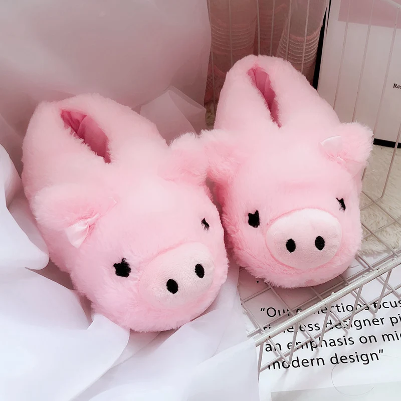 Pink Pig Comfort Pack Heel Cotton Slippers For Women
