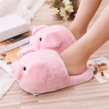 Cute Pig Soft Short Comfort Casual Plush Shoes For Women Cute Pig Soft Short Comfort Casual Plush Shoes For Women
