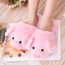 Cute Pig Soft Short Comfort Casual Plush Shoes For Women Cute Pig Soft Short Comfort Casual Plush Shoes For Women