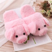 Cute Pig Soft Short Comfort Casual Plush Shoes For Women Cute Pig Soft Short Comfort Casual Plush Shoes For Women