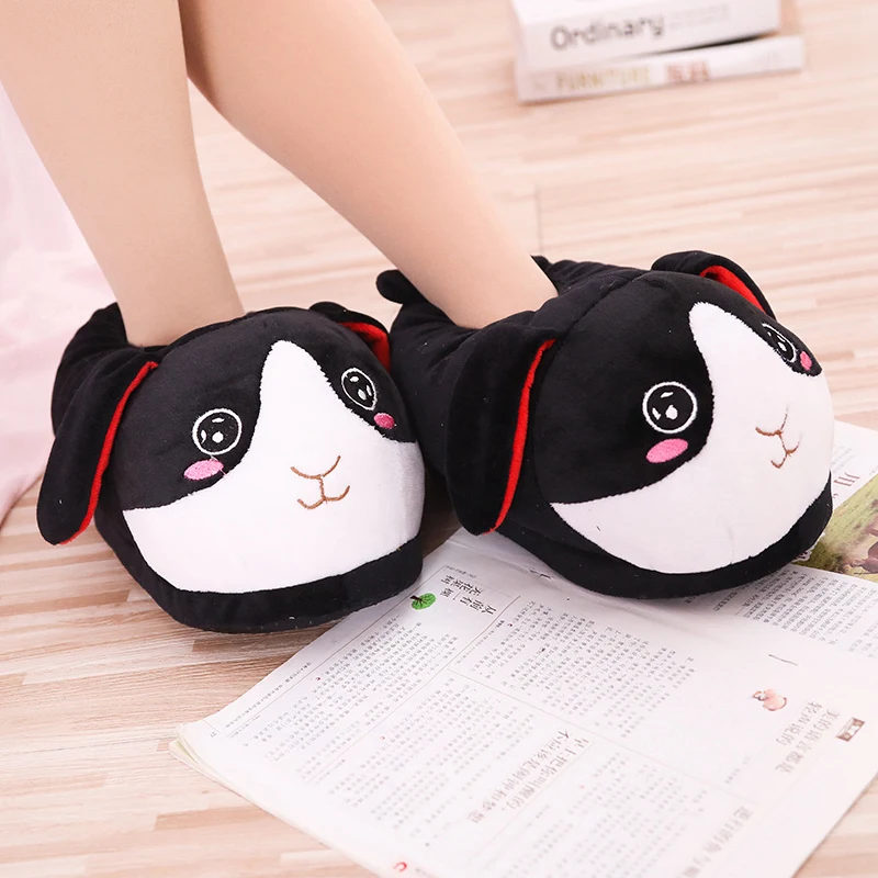 Husky Corgi And Rabbit Animal  Cartoon Indoor Cute slippers