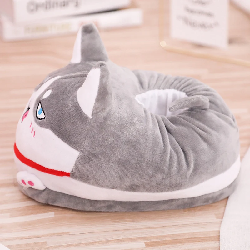 Husky Corgi And Rabbit Animal  Cartoon Indoor Cute slippers