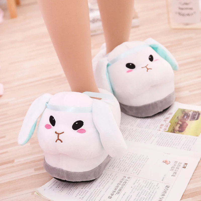 Husky Corgi And Rabbit Animal  Cartoon Indoor Cute slippers