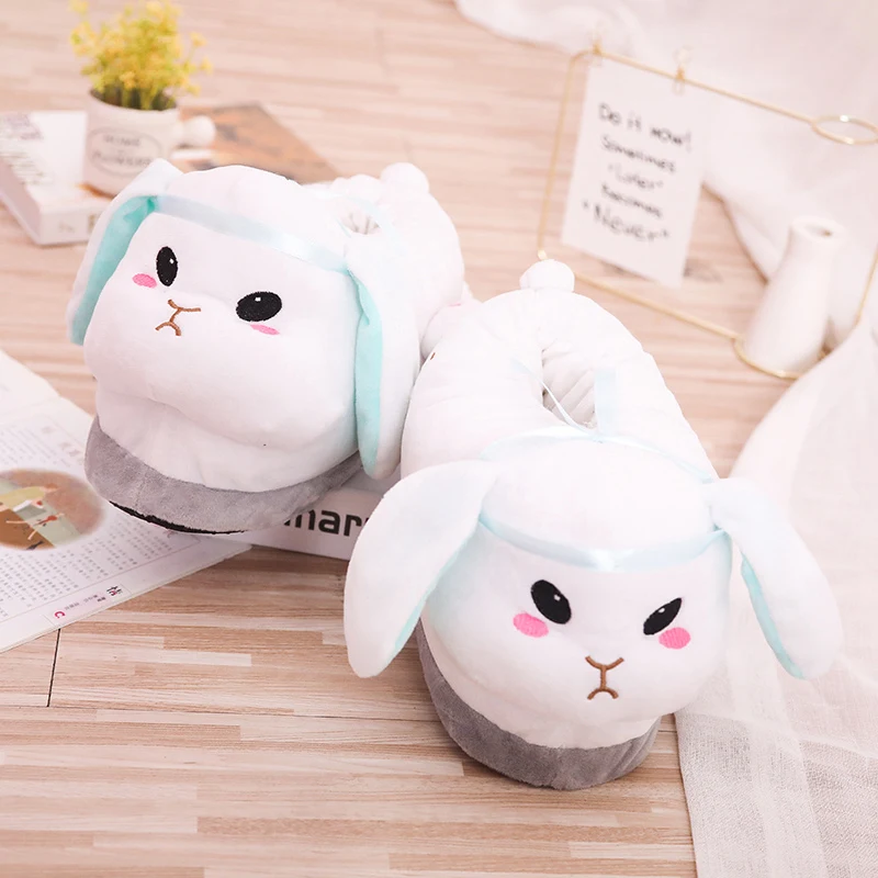 Husky Corgi And Rabbit Animal  Cartoon Indoor Cute slippers