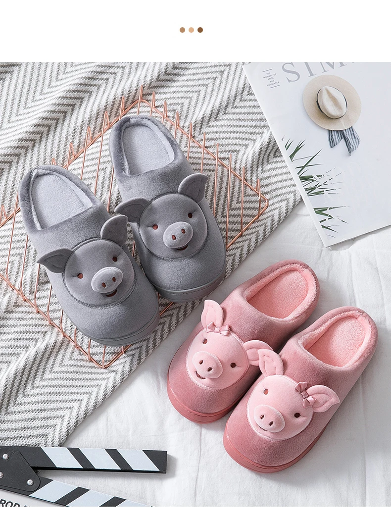 Cute Pig Floor Soft Shoes For Women Men Cute Pig Floor Soft Shoes For Women Men