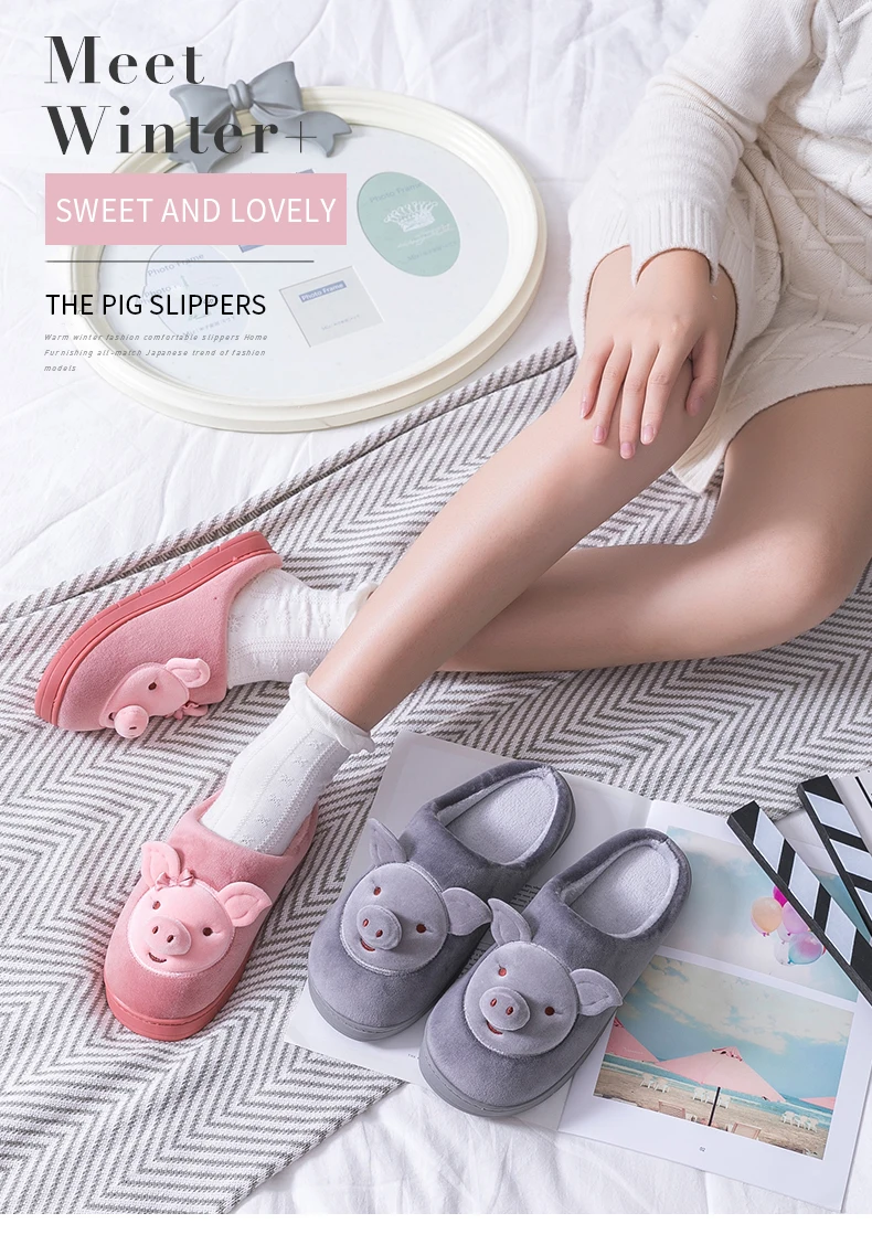 Cute Pig Floor Soft Shoes For Women Men Cute Pig Floor Soft Shoes For Women Men