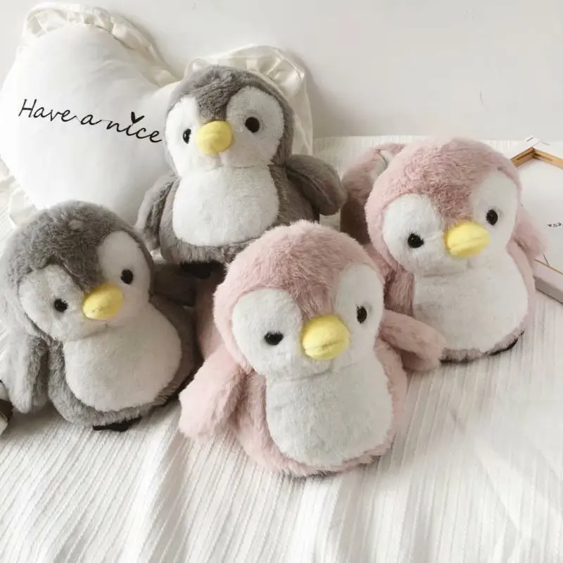 Cute Penguin Animal Warm Cotton Indoor Plush Shoes For Women Cute Penguin Animal Warm Cotton Indoor Plush Shoes For Women