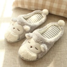 Owl Animal Soft Comfortable Plush Shoes For Women Owl Animal Soft Comfortable Plush Shoes For Women
