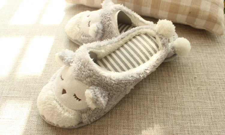 Owl Animal Soft Comfortable Plush Shoes For Women Owl Animal Soft Comfortable Plush Shoes For Women