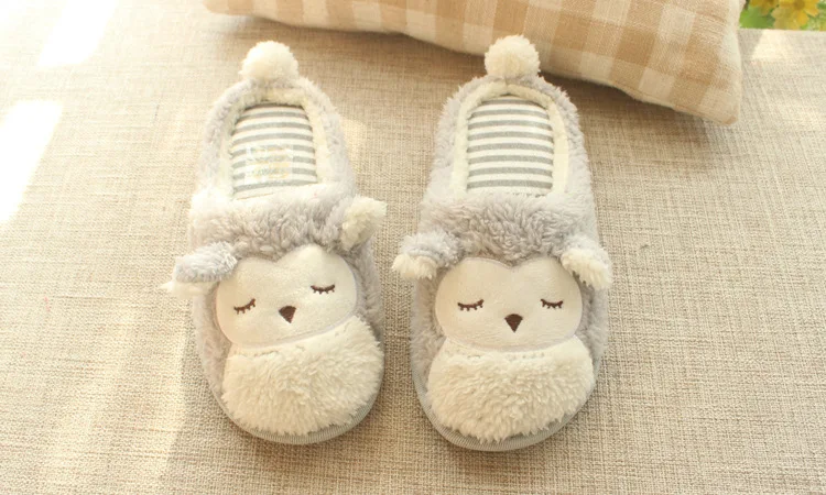 Owl Animal Soft Comfortable Plush Shoes For Women Owl Animal Soft Comfortable Plush Shoes For Women