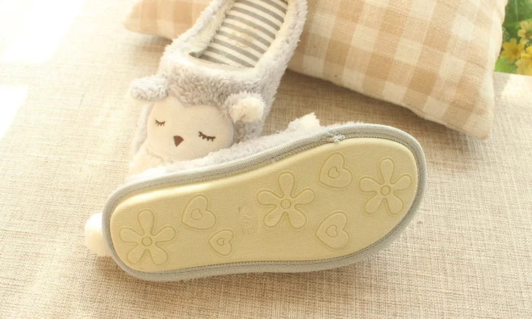 Owl Animal Soft Comfortable Plush Shoes For Women Owl Animal Soft Comfortable Plush Shoes For Women