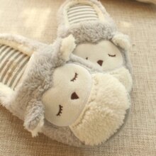 Owl Animal Soft Comfortable Plush Shoes For Women Owl Animal Soft Comfortable Plush Shoes For Women