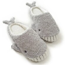 Cartoon Shark Cozy Fleece Memory Foam Indoor Shoe Cartoon Shark Cozy Fleece Memory Foam Indoor Shoe