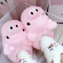 Pig Cartoon Pack Heel Style Cotton Slipper Pig Cartoon Pack Heel Style Cotton Slipper