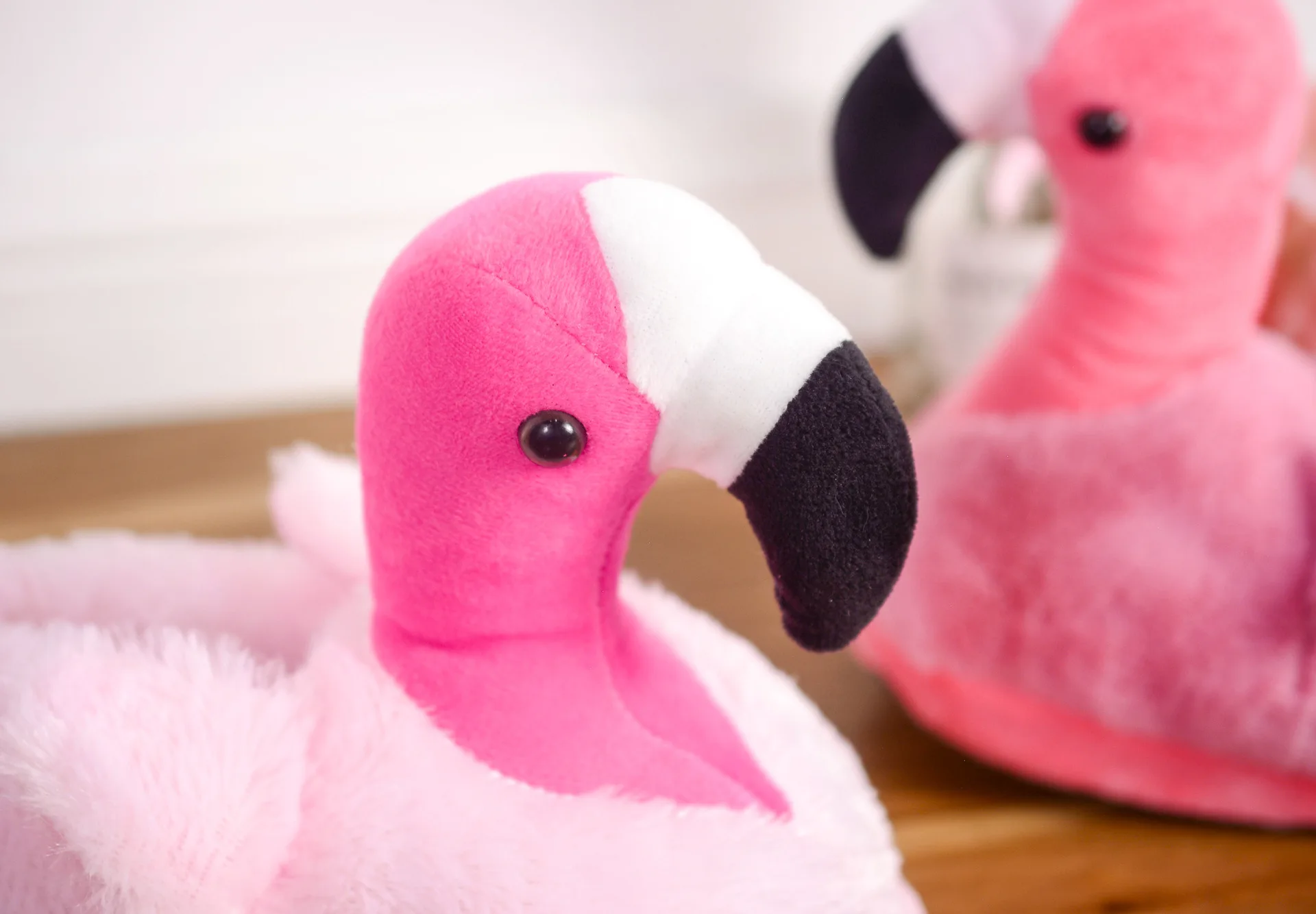Flamingo Cartoon Soft Short Plush Shoe Flamingo Cartoon Soft Short Plush Shoe