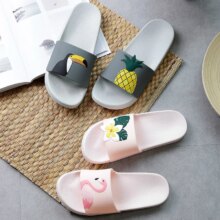 Flamingo Cartoon Flip Flops Non-Slip Slipper Flamingo Cartoon Flip Flops Non-Slip Slipper