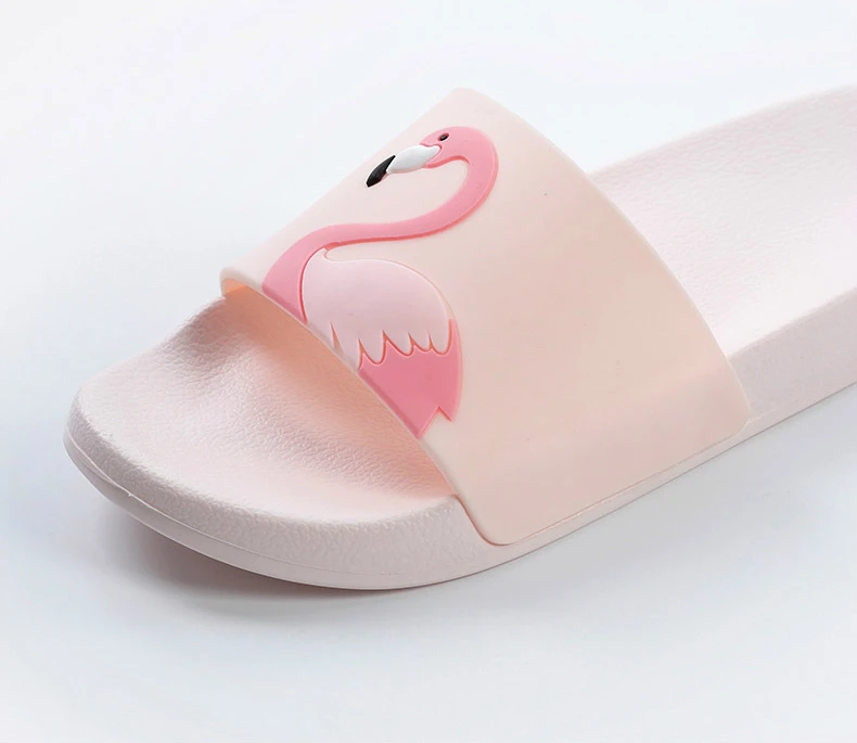 Flamingo Cartoon Flip Flops Non-Slip Slipper