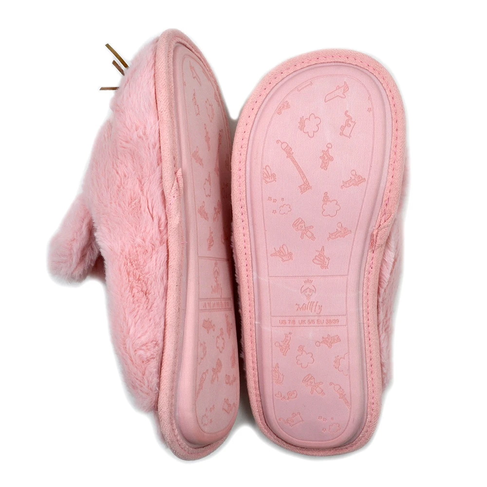Bunny Rabbit Plush Indoor Outdoor Bedroom Slipper