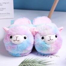 Soft Alpaca Parent-Child Home Slipper Soft Alpaca Parent-Child Home Slipper