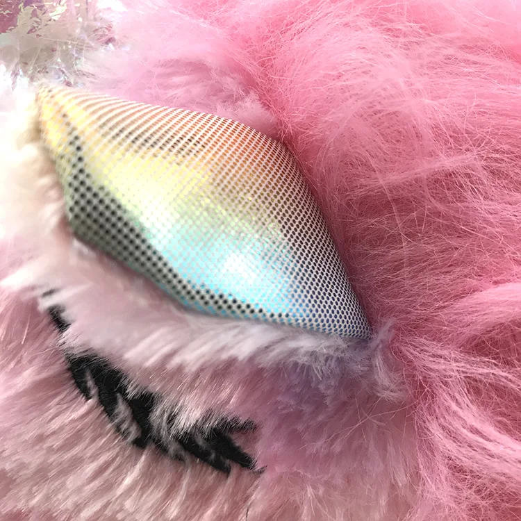 Unicorn Heart Ice Cream Pink Plush Cotton Slipper