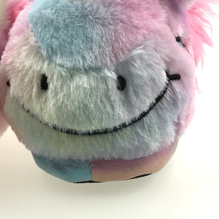 Unicorn Heart Ice Cream Pink Plush Cotton Slipper