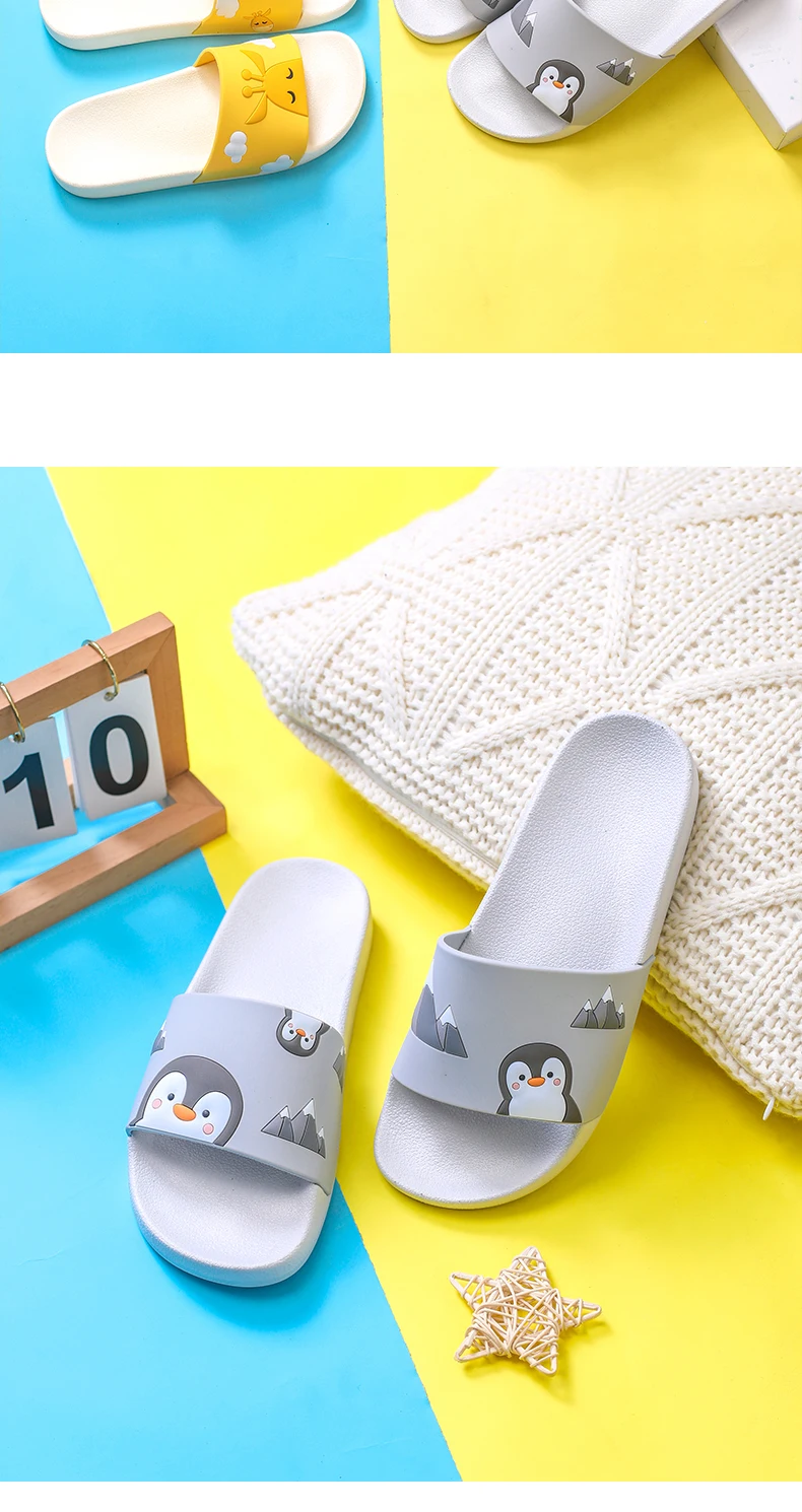 Cat Cartoon Flip Flops Beach Slipper