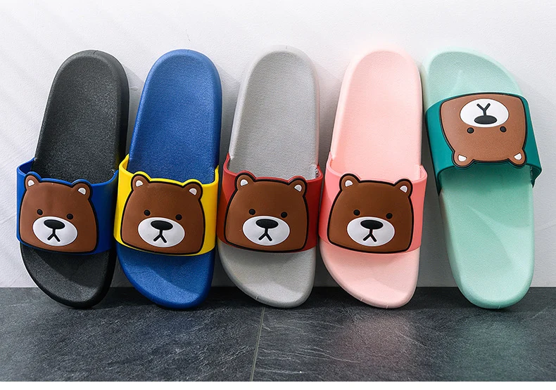 Cat Cartoon Flip Flops Beach Slipper