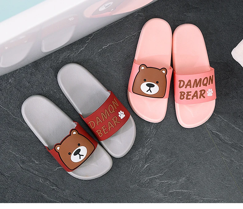 Cat Cartoon Flip Flops Beach Slipper