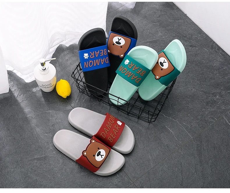 Cat Cartoon Flip Flops Beach Slipper